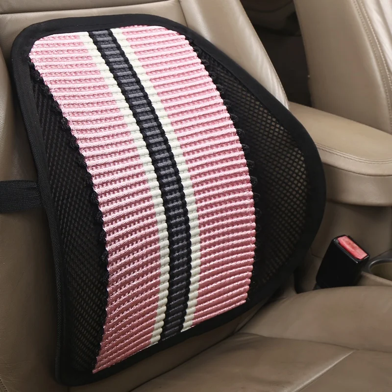 Summer ice silk Cool High Quality Mesh Lumbar Back Brace Support Office Home Car Seat Chair Cushion