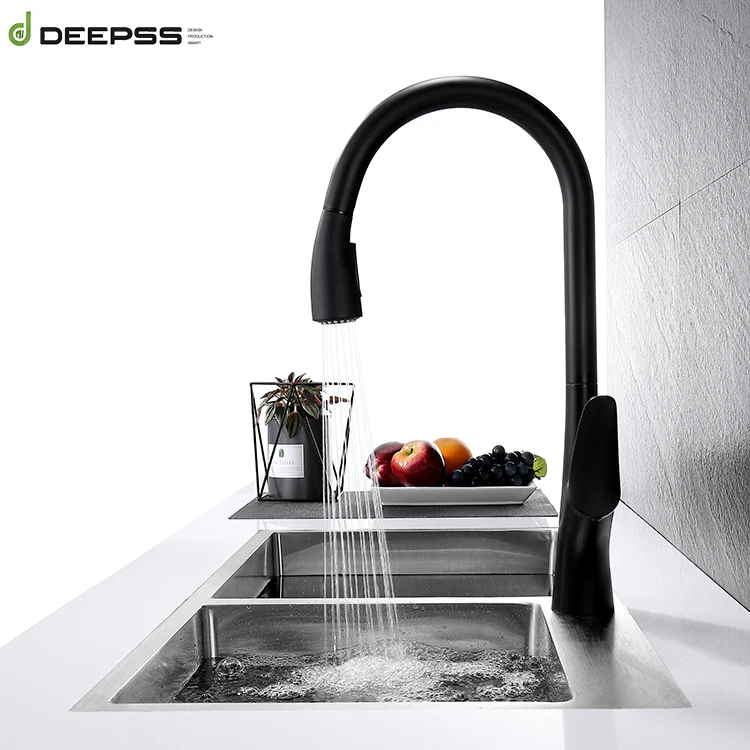 Deepss Cheap Kitchens Tap Taps Zinc Alloy Design Deck-Mounted Put Out Sink Faucet Kitchen Mixer