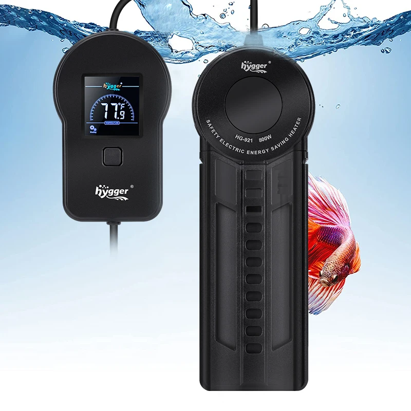 Hygger Fish Tank Aquarium Heater LED Digital Display Temperature Premium Titanium  Waterproof Heater For Aquarium Fish Tank
