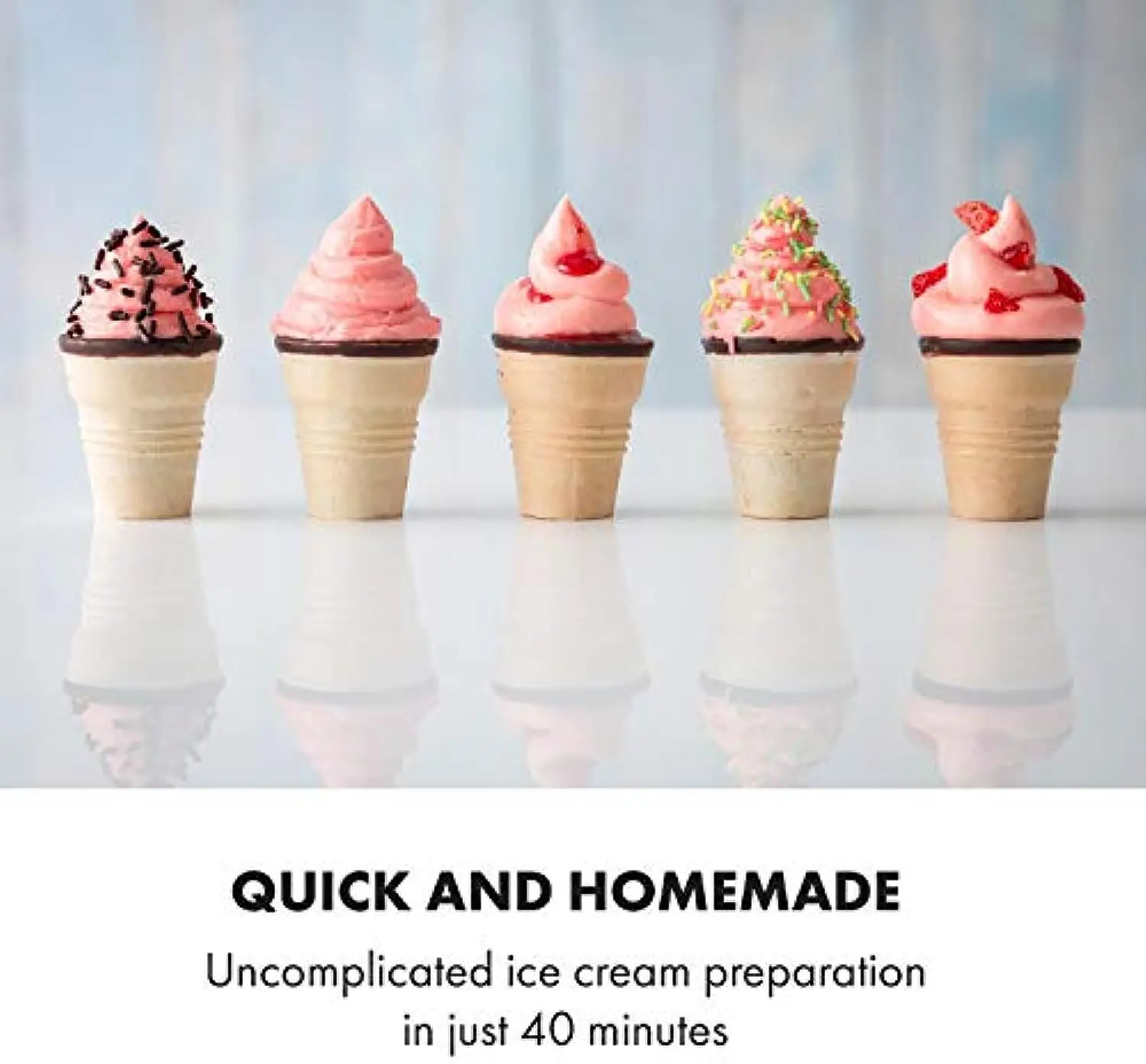 Automatic Ice Maker Blender Ice Cream Cone Ice Cream Machine Fruit With Compressor