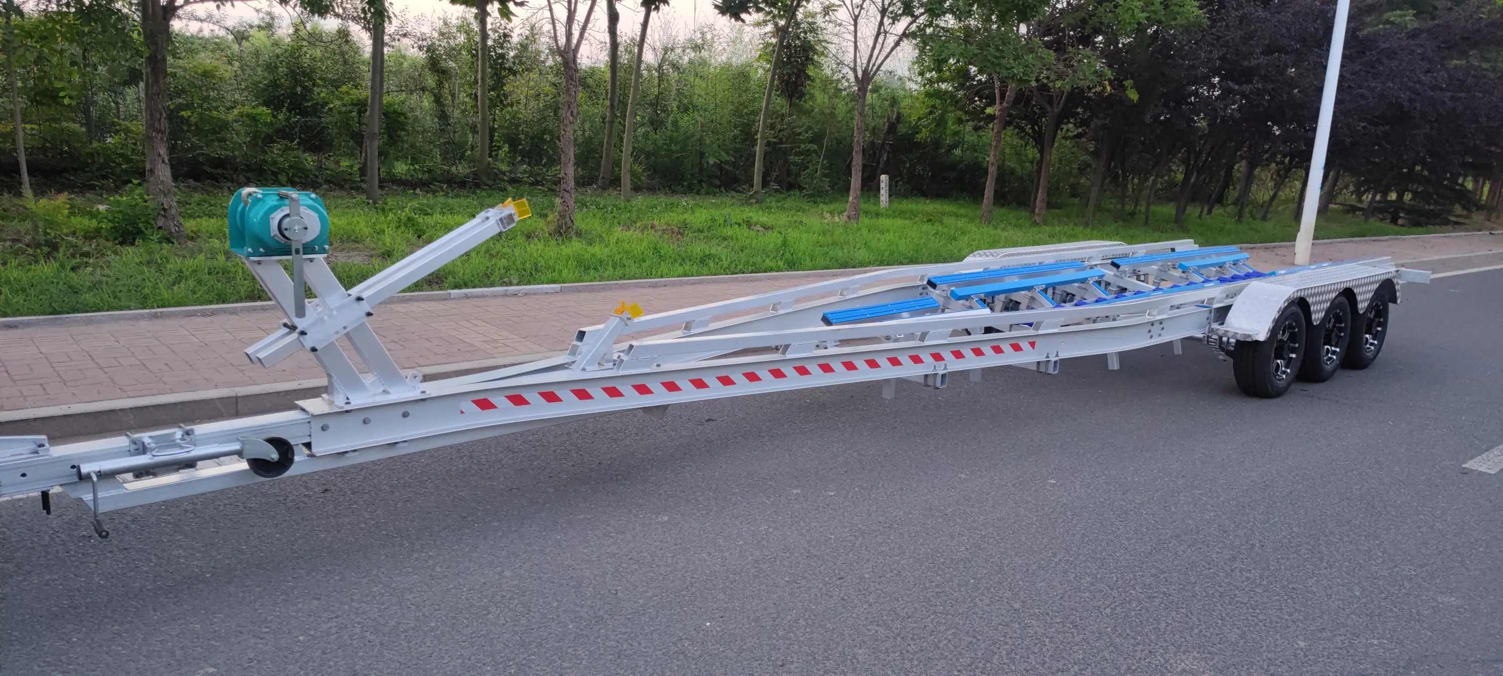 5 Ton Boat & Watercraft Trailer 35ft Poly Bunks with Aluminum Durable and Lightweight