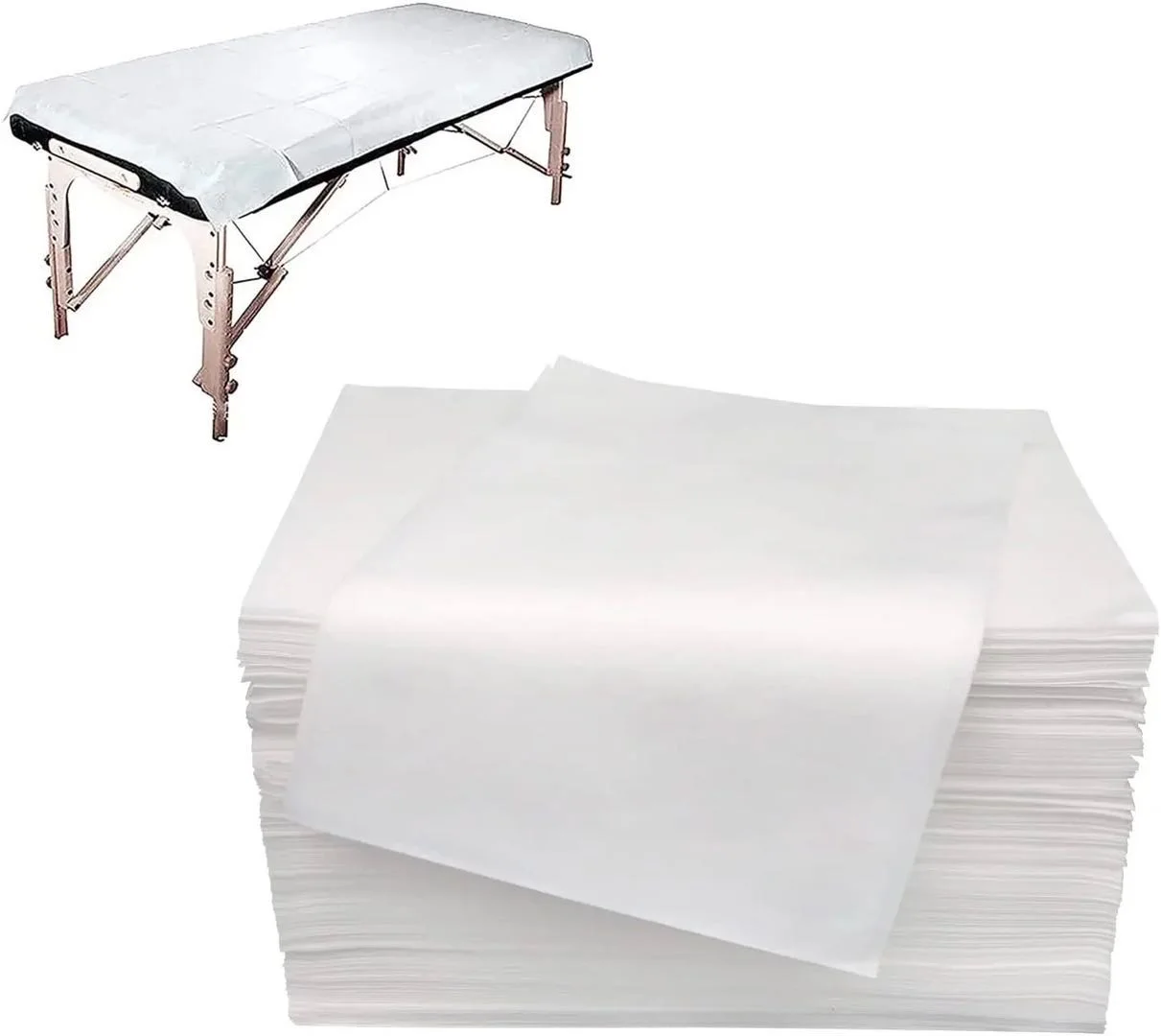 Disposable Bed Sheet Paper Non-Woven Fabric Bed Sheet Waterproof Massage Table Sheets Oil Proof Bed Cover For Spa