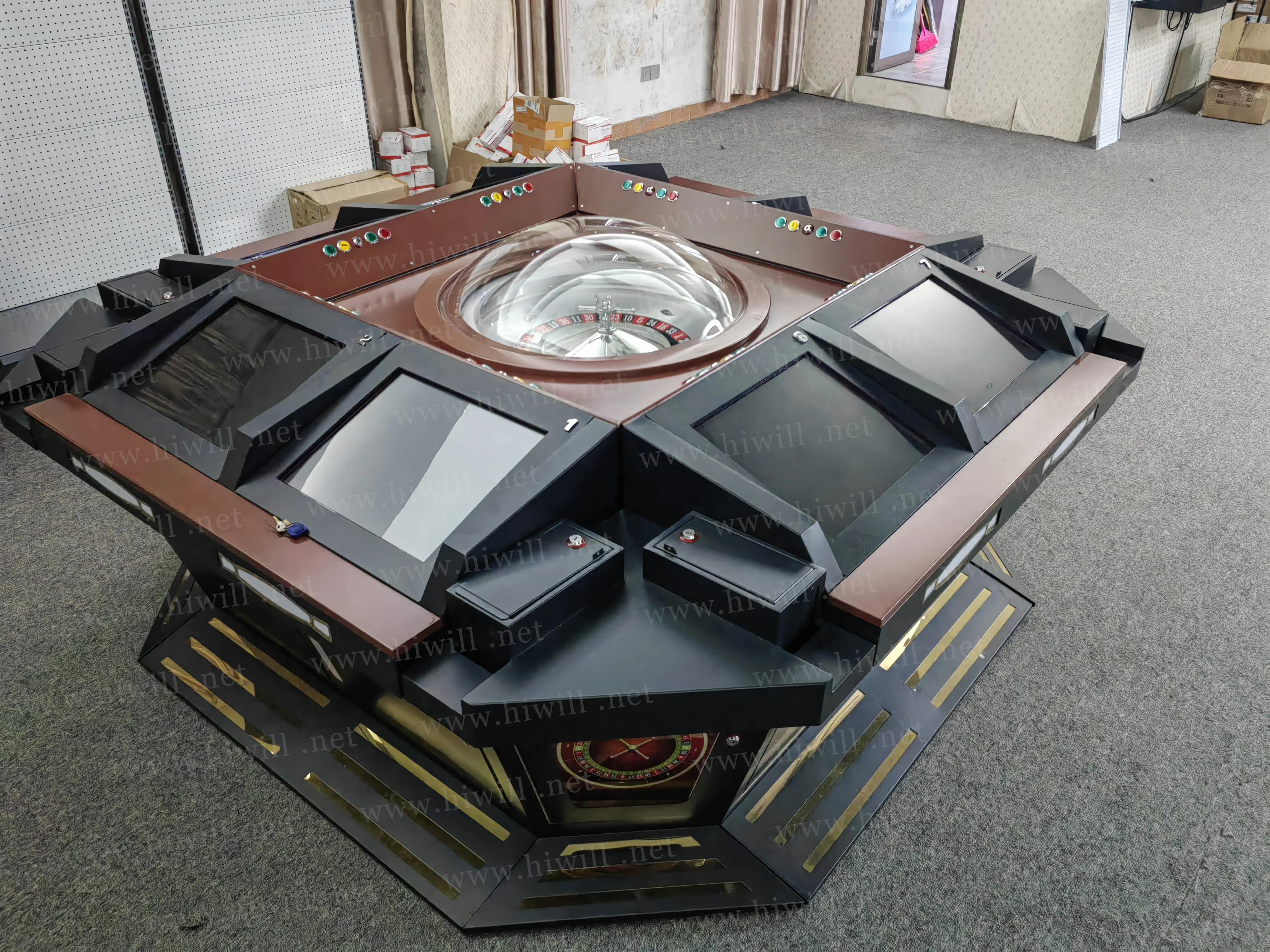 Hiwill Wholesale Entertainment Game Machine Cabinet 17 inch Touch Screen Monitor Intelligent System Android Game Board for Sale