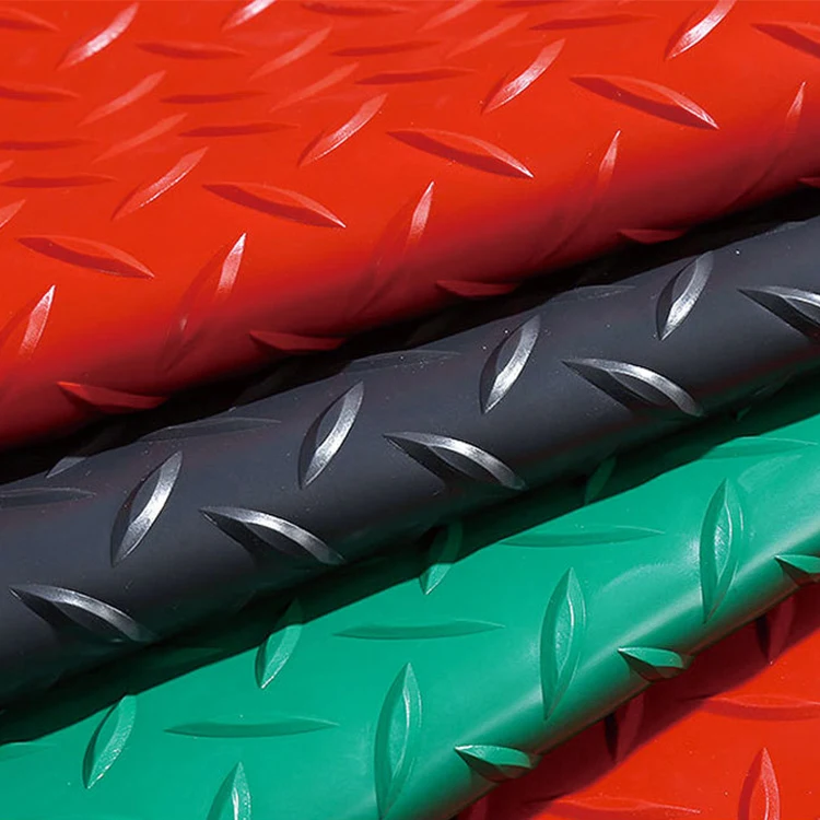 High quality industrial antislip rubber floor mat garage floor mat roll