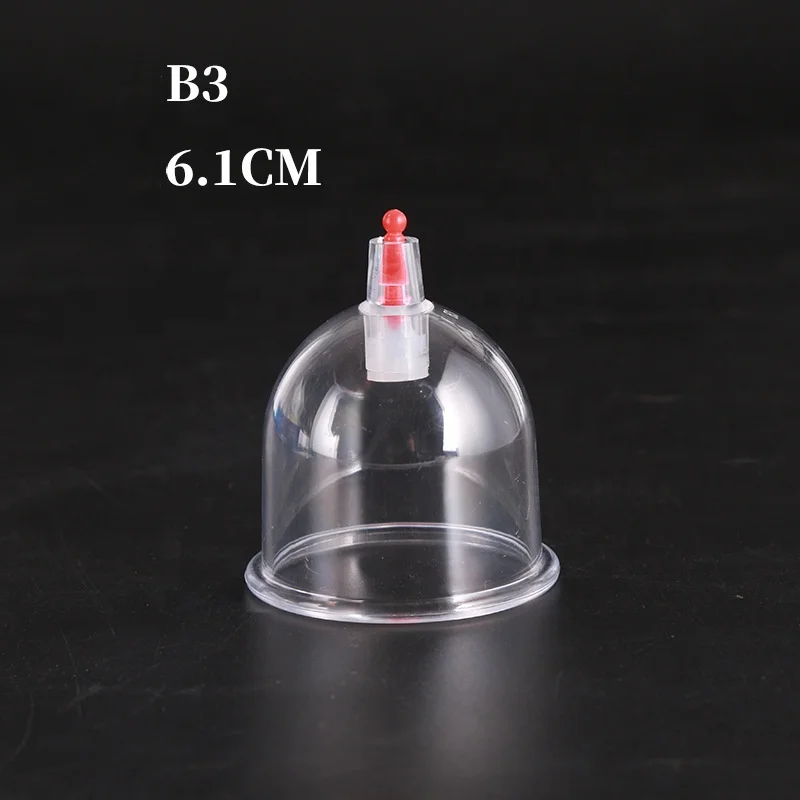 Factory direct sale vacuum plastic hijama cupping cups
