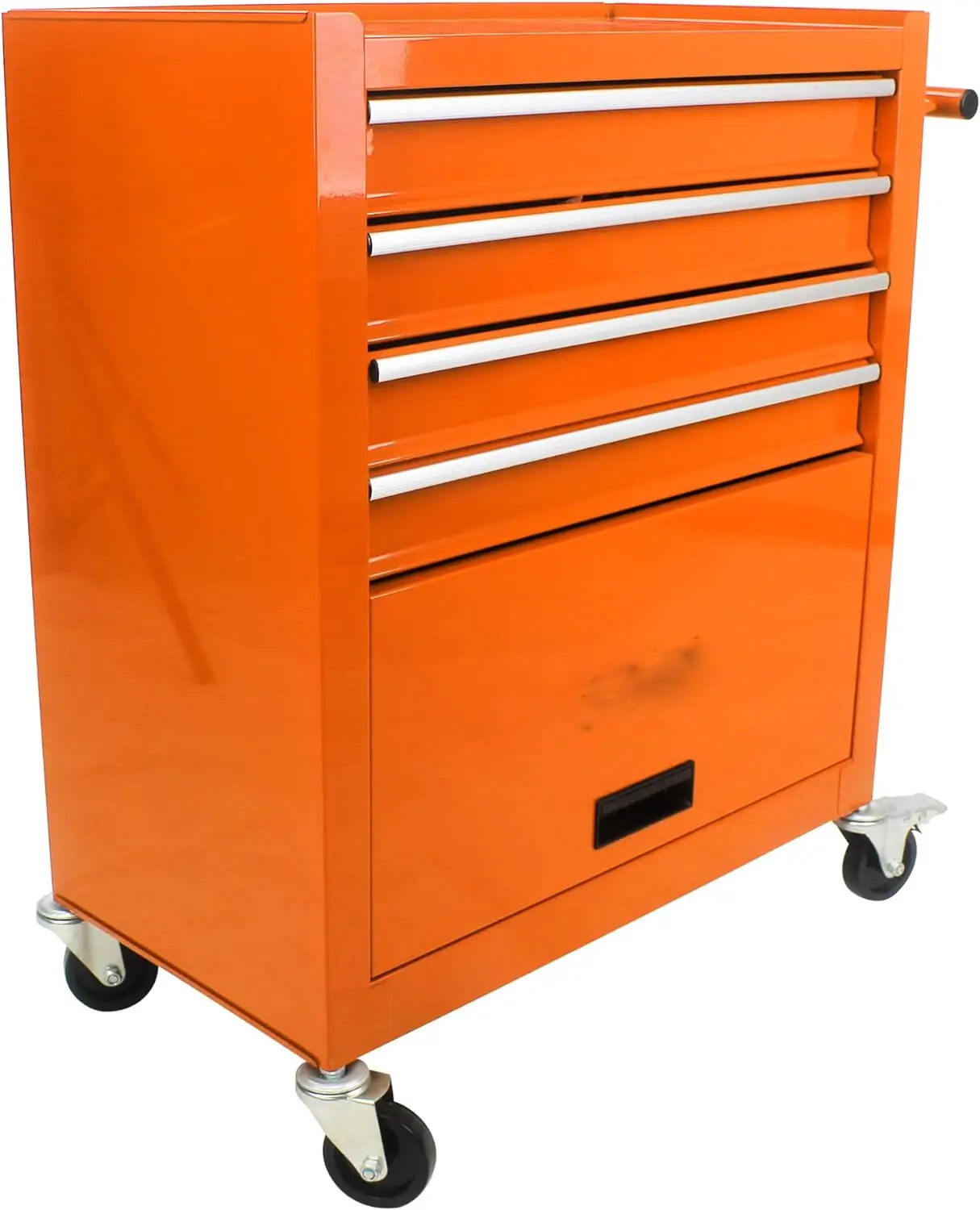 Custom Rolling Tool Chest 4 Drawer Tool Box with Wheels Heavy Duty Industrial Service Cart Storage Organizer Tool Case
