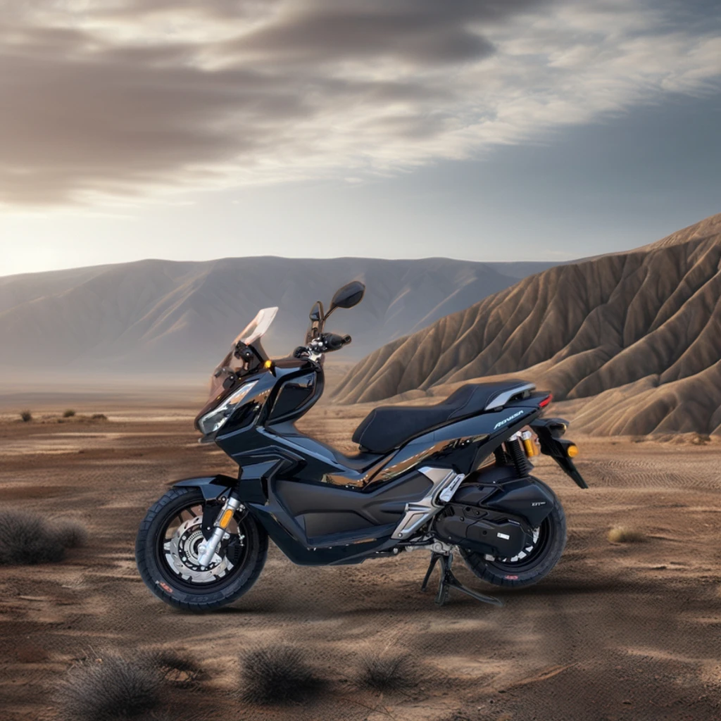 New designed ADV200CC highpowerful Gas motorcycle with 180cc loncin water cooled engine max speed 100km/h Gas moped on road