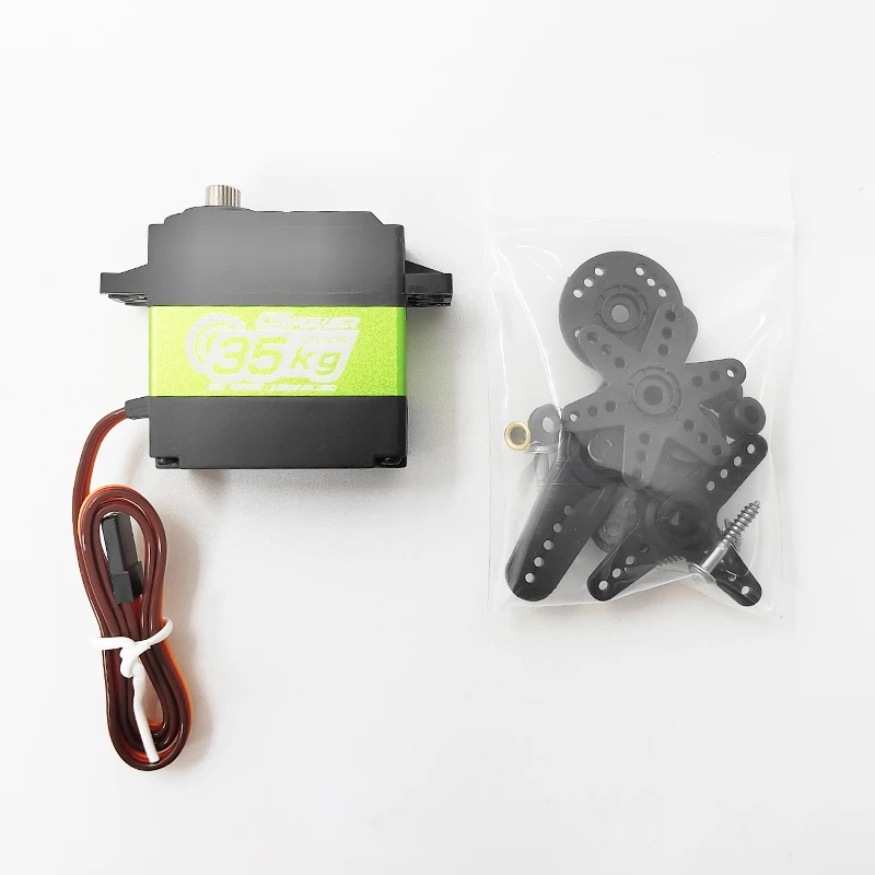 35kg servo impact resistant waterproof robotic arm servo model bigfoot car climbing car robot metal servo