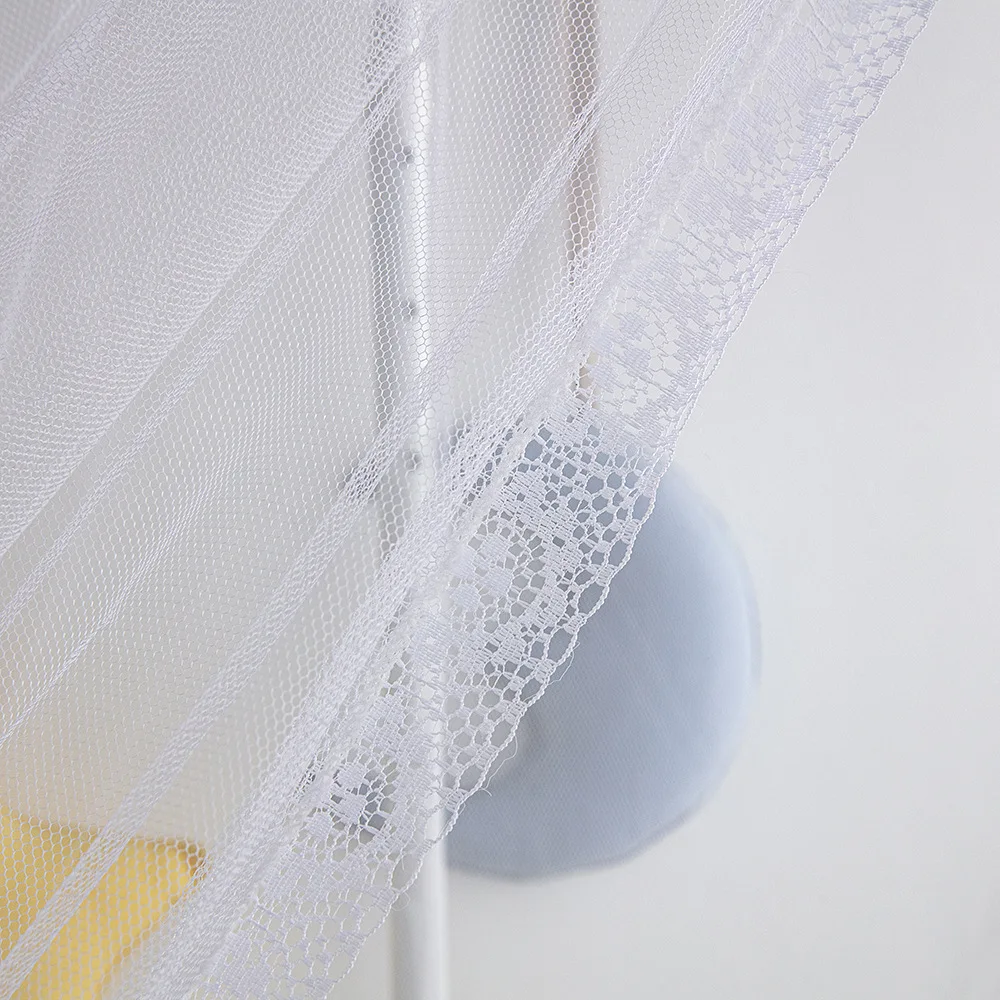 Factory 100% Polyester Crib Baby Bed Round Top Canopy Mosquito Netting and Baby Bedding Mosquito Curtain