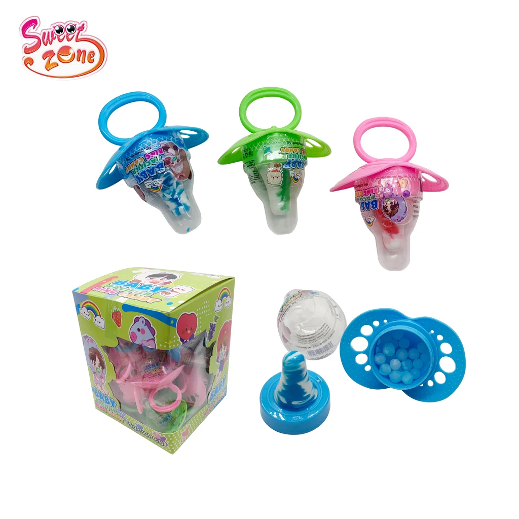 Halal Baby Nipple Candy with Pearl Candy Sweet Lollipop
