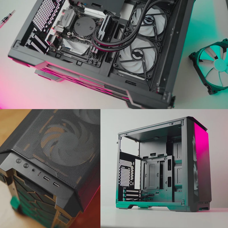 Custom ATX white host full towers desktop computer gaming pc case