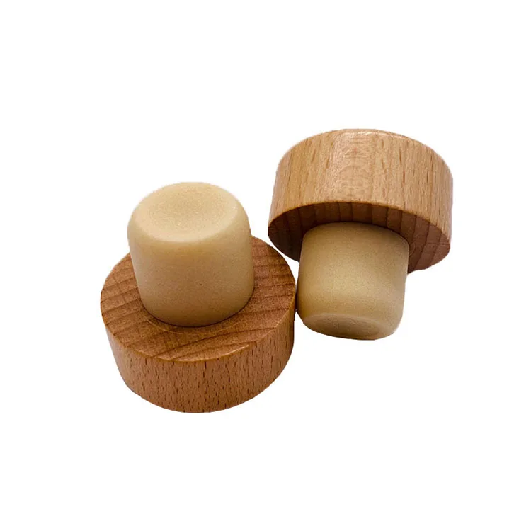 Wholesale Mushroom Shaped Wine Bottle Stopper Wine Bottle Cork Stopper