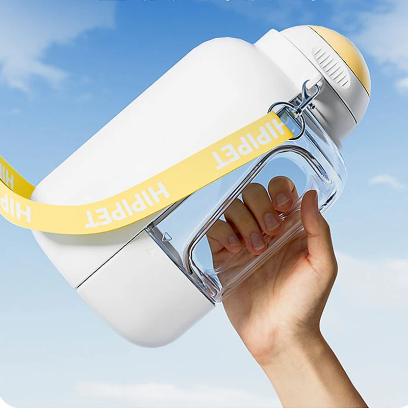 Fast Shipping Wholesale Manufacturer ABS 1.5L 2 in 1 Food & Water Pet Bowls in Travel Portable Pet Dog Water Bottle for Outdoor