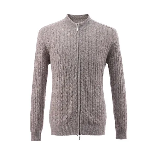 2021 мужской вязаный свитер на заказ, топы с длинным рукавом, смешанные из ангоры, вязаный осенне-зимний вязаный кардиган на молнии, свитер