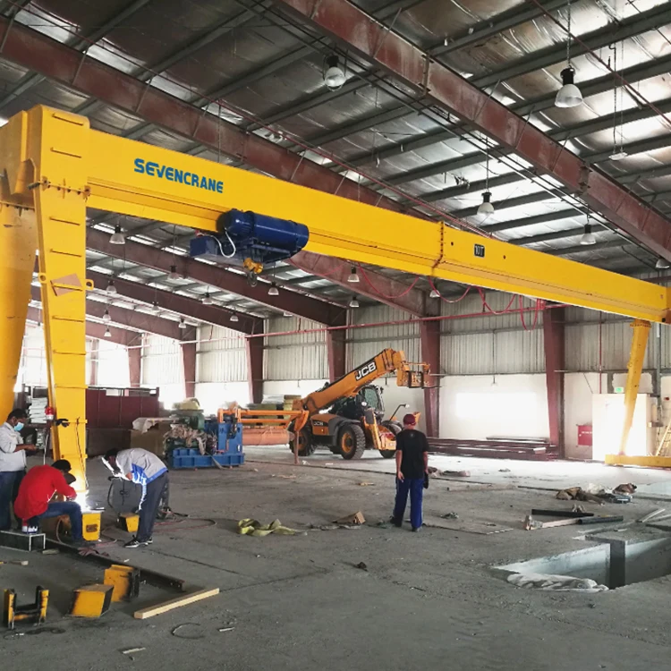 heavy gantry crane 30 ton 20 ton girder rubber tired compact 35 t gantry crane for lifting precast concrete beam