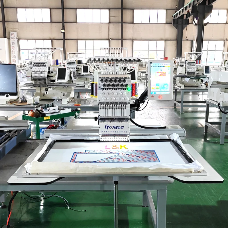 USA hot selling high speed 1200RPM cap flat garment embroidery dahao computer single head embroidery machines for beginners