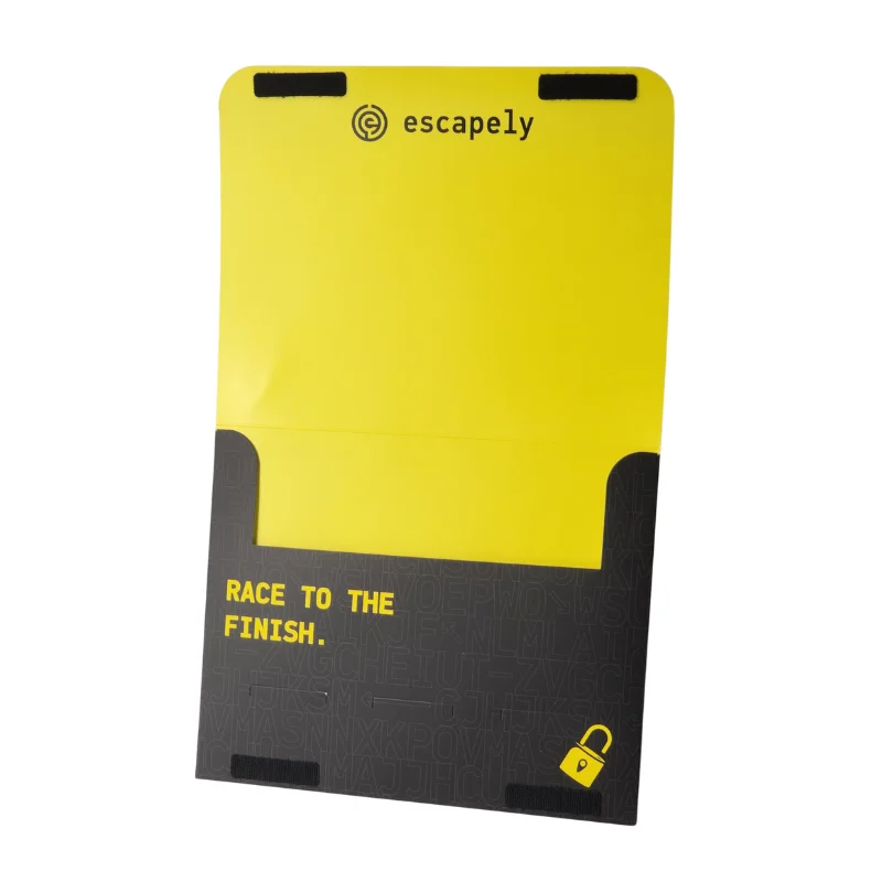 New Creative Design Custom A4 Reusable Paper Envelope for Document and File Packaging with Hook and Loop Fasteners