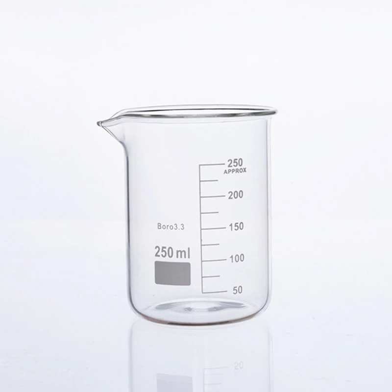 Лабораторное измерение, химическое стекло, стакан, кружка, набор Бонг, 2 л, стеклянный стакан