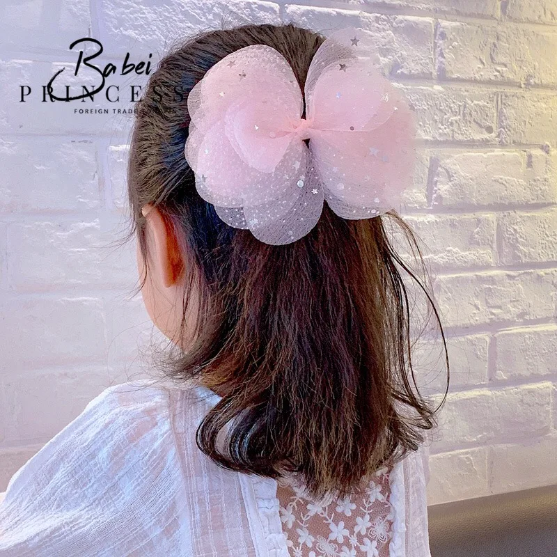 
whole sale kids fashion hair accessories bowknot hair clip for girls SH023 