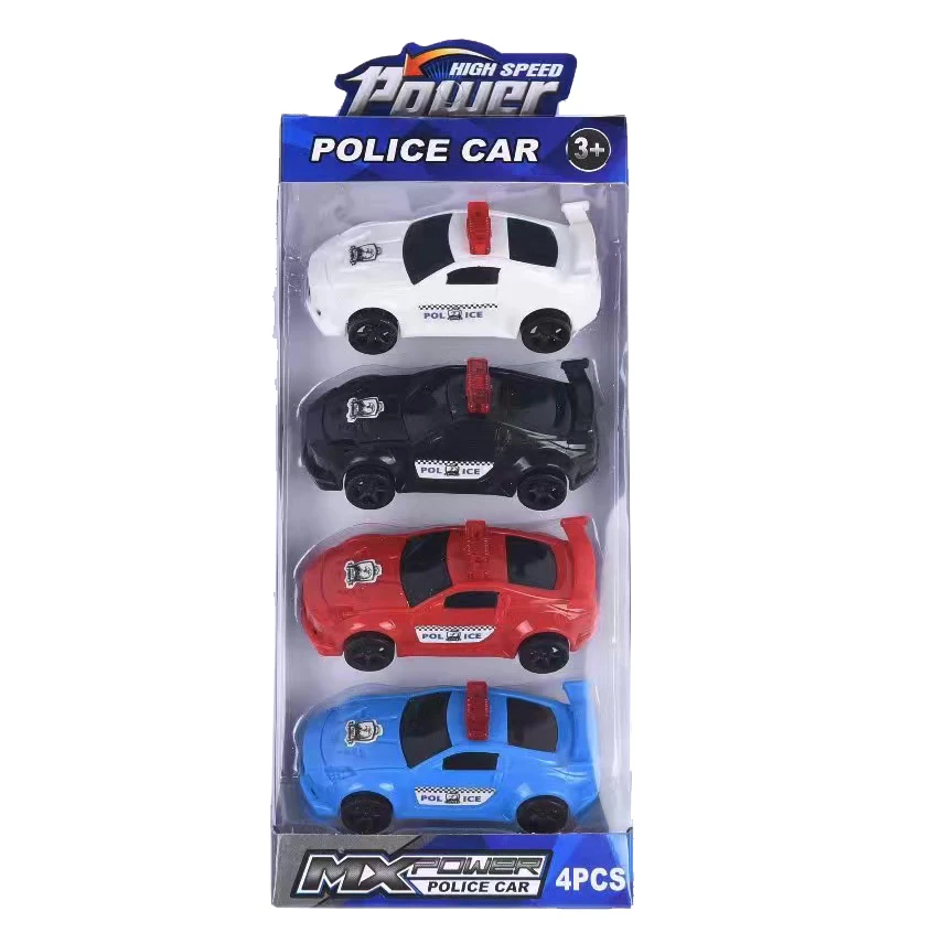 Trending Toys 2023 Popular Cheap China Shantou Collectible Japanese Toy Mini Free way Police Vehicle Car for kids