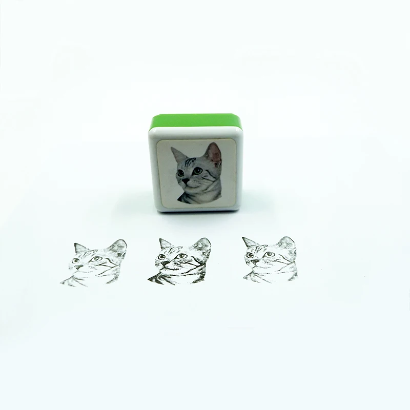 Animal stamps Cartoon seals OEM Design children funny plastic mini stamper promotion toy