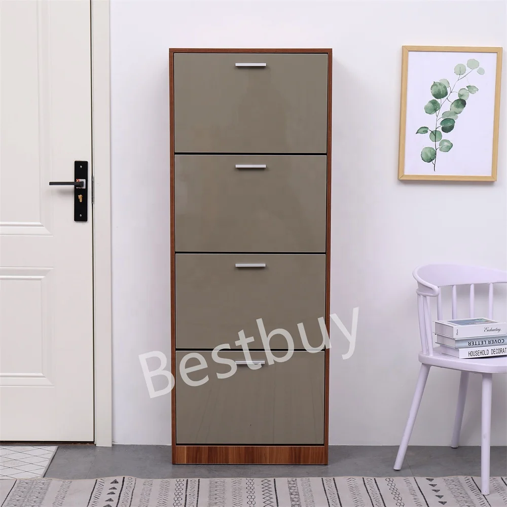 Customized Wooden Shelf Shoe Storage Rack Cabinet Living room Furniture