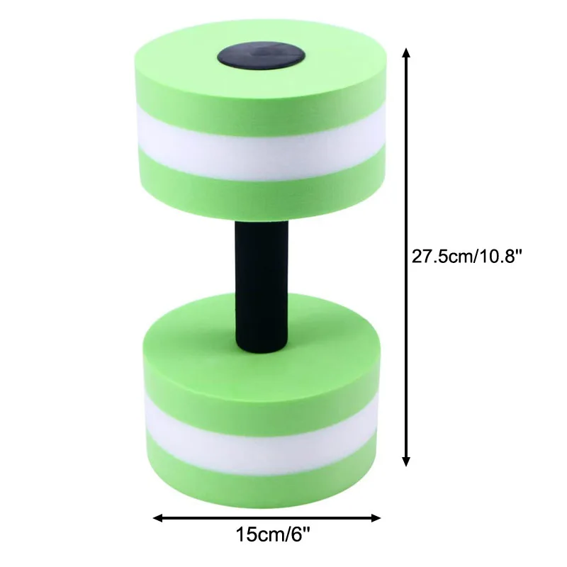 Super september 2023 Hot Sale EVA Foam  aquatic dumbbell Fitness Equipment Float Foam Aerobics Water Dumbbells
