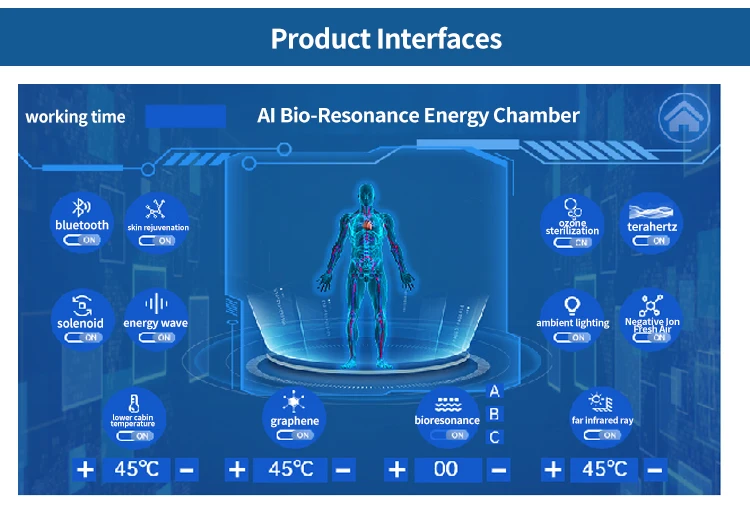 Space Capsule Sweat Steaming Non-Polar Biological Energy Resonance Sweating Far Red Line Health Preservation Warehouse