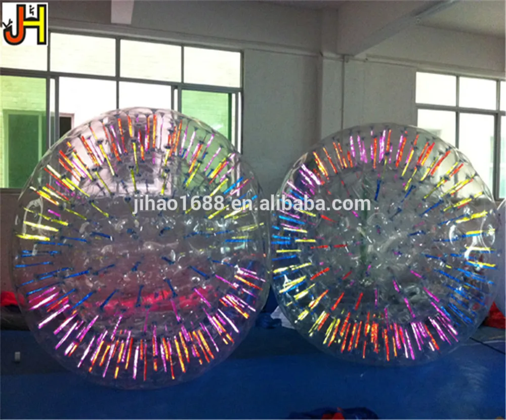  Most Popular Inflatable Colorful LED Lighting Zorb Ball For