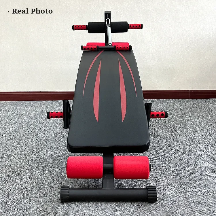 Gym Equipment Sit up Bench Muscle Exercise Ab Chair Foldable Portable Exercise Supine Board Carton Unisex Indoor 2pcs