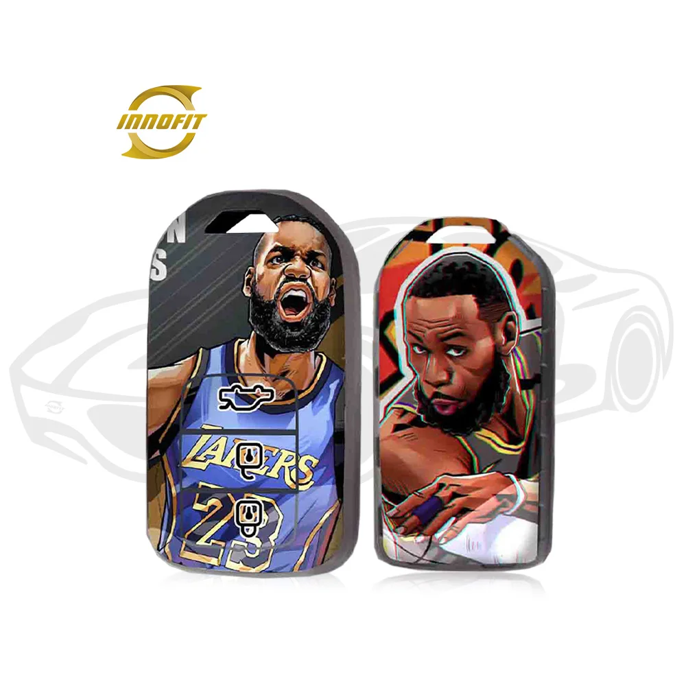 Innofit New Design Basketball Stars Car Key Case TPU Personalization Custom For Honda MINICooper Volvo Isuzu XPENG FAW AITO