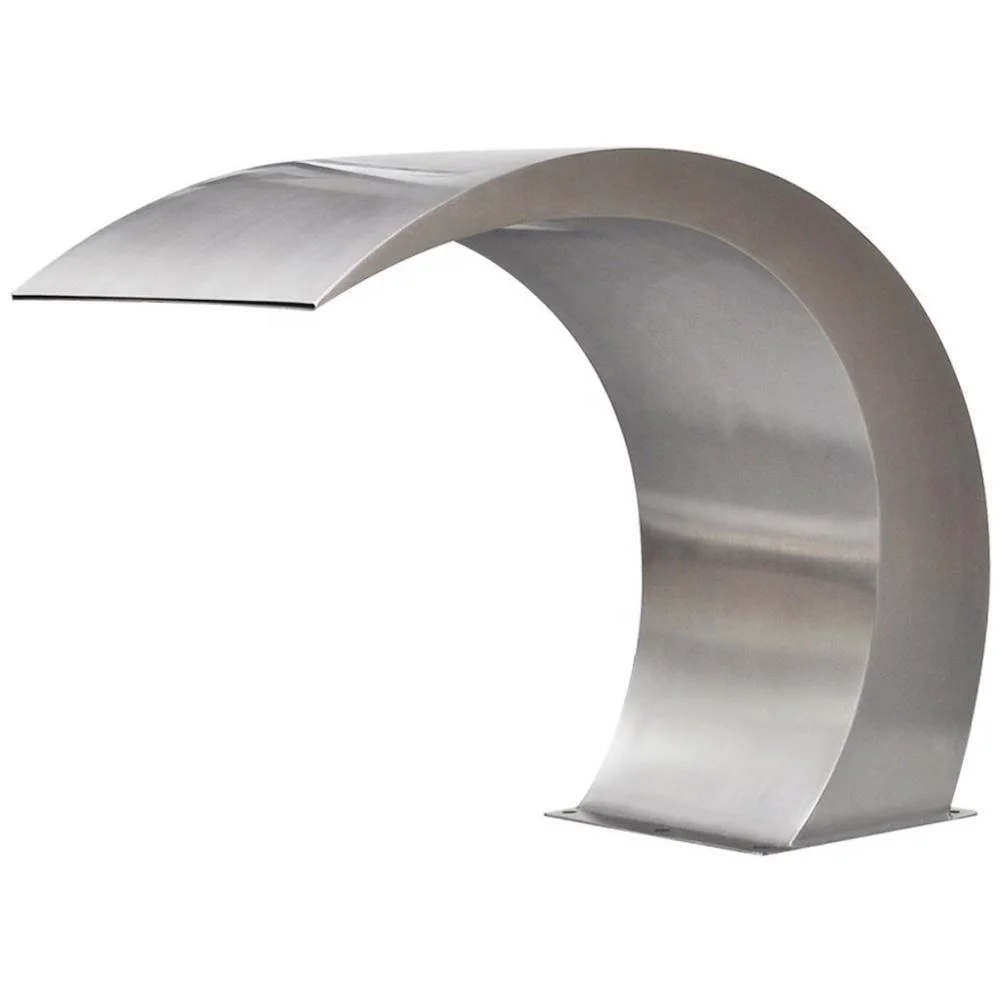 Stainless Steel Silver Waterfall Pool For In Ground Pools Outdoor Garden