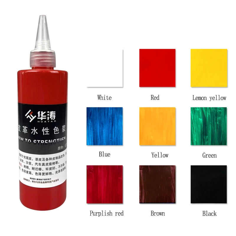 Пигментная паста для ремонта кожи мебели на водной основе, цветная паста для ремонта и окрашивания диванов