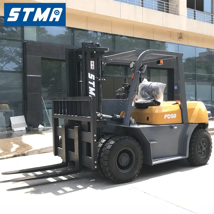 STMA big 5 ton forklift 5 ton diesel 5000kg with Mitsubishi S6S engine for 65.5kw/2250min