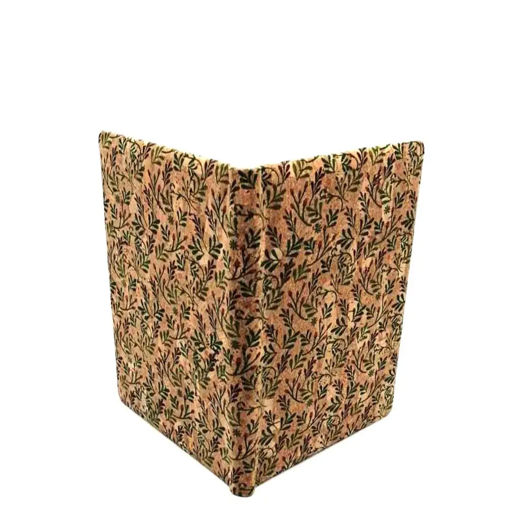 2020 New Arrivals A5 Size hardcover Art Flower Grass Natural Transfer Cork Pu wood  Notebook