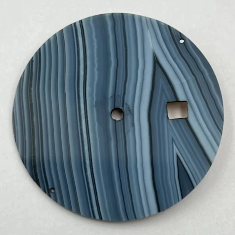 Factory Custom New 28.5mm Sandstone Stone Large Dial Watch Luxury Aventurine Watch Dial for Seiko NH35 Movements