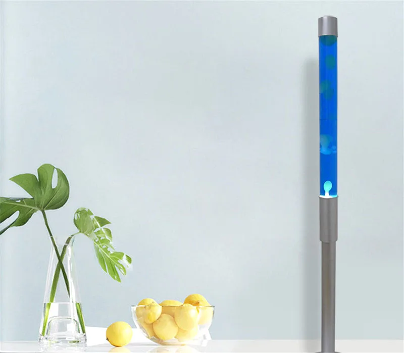 
Plastic base material rechargeable cordless cylindrical flash bubble 1400 floor lava agate standing big size motion lava lamp 