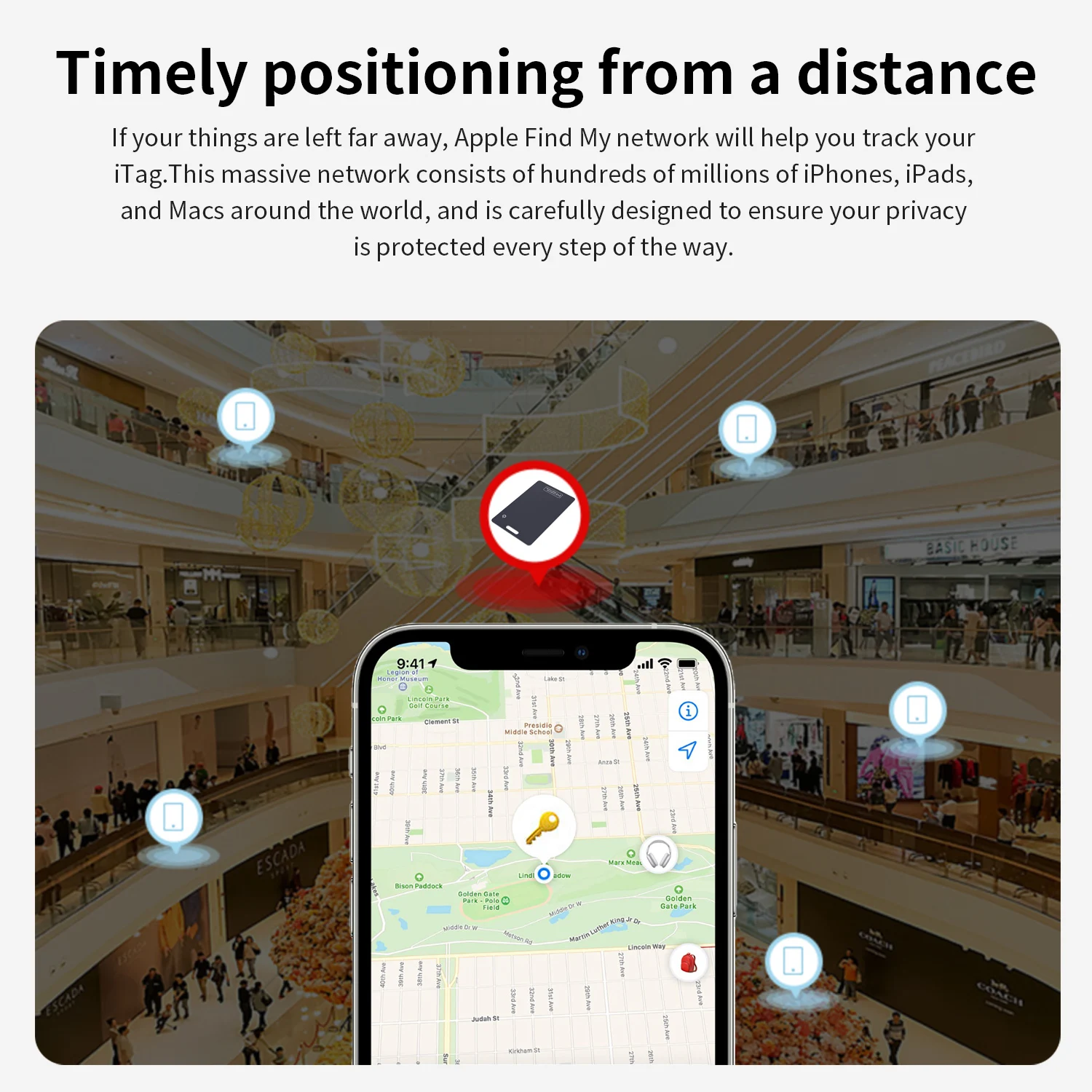 Smart wallet Find My air tag accessories for dog collar holder case pet waterproof air tag card