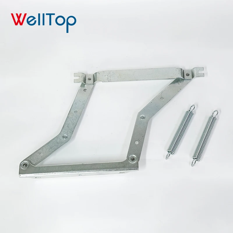 14.048 WELTOP New Arrival Sofa Accessories Black Hing Spring Folding Sofa Hinge Furniture Hinge for Sofa Bed Mechanism
