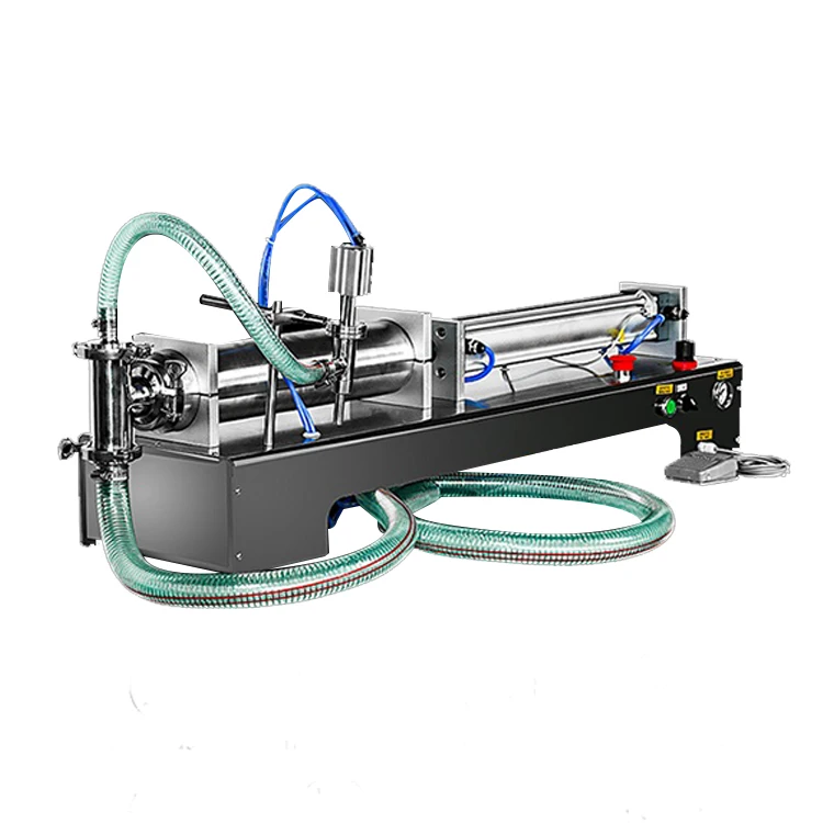 CH-1000 Model Plastic Bottle manual liquid semi auto filling machine the lotion piston filling machine filler