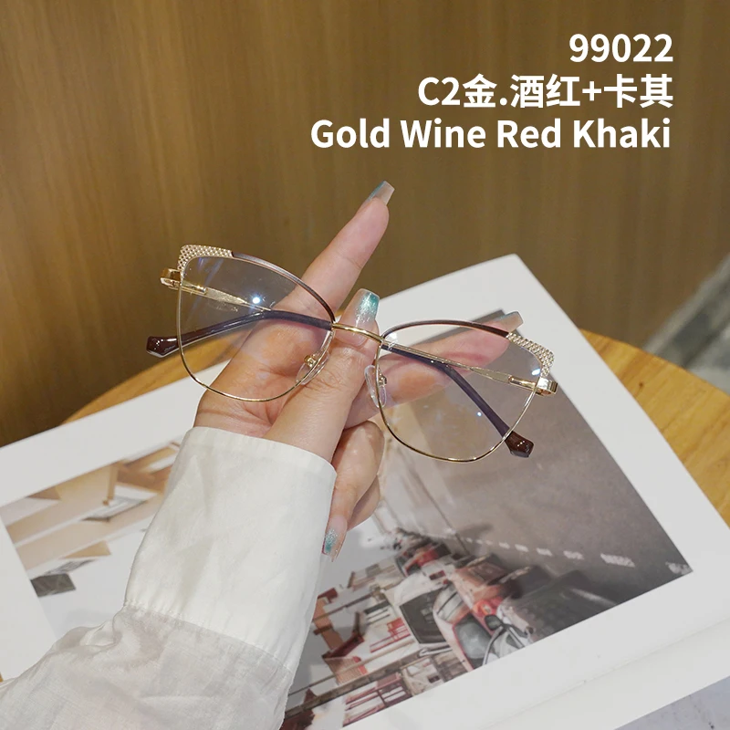 2024 Anti Blue Light Myopia Optical Glasses Stylish Custom Made Eyeglass Frames Photochromic Eyeglasses Wholesale