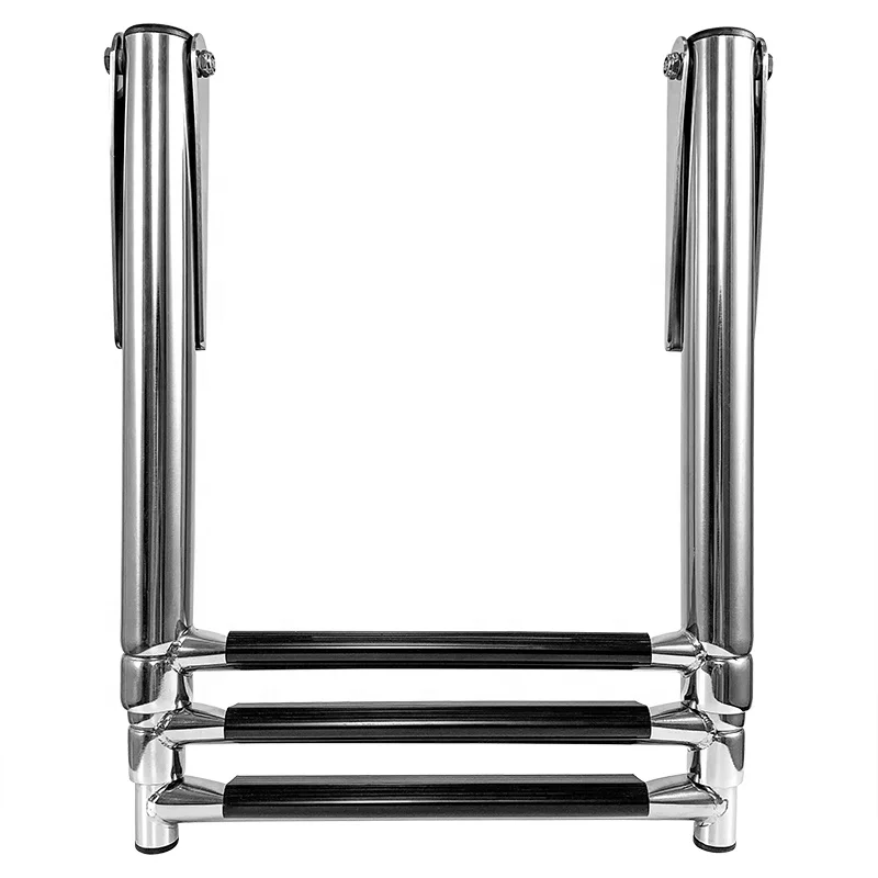 Marine Stainless Steel  3 steps 316 stainless steel boat Platform  Ladder Boarding Swim Step