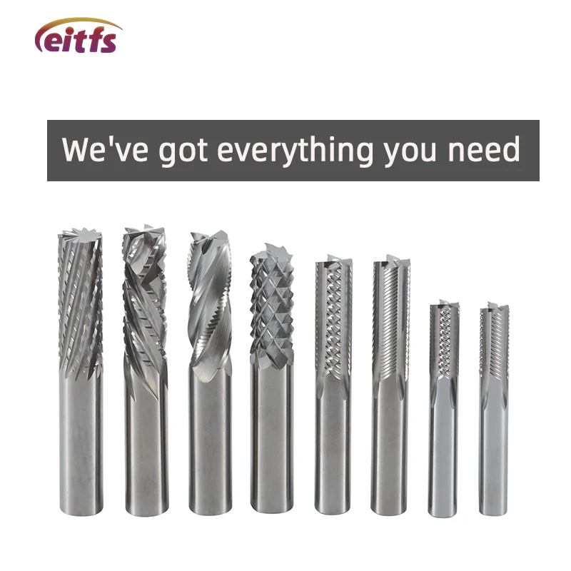 EItfs Economic CNC HRC55 Coated Corner Radius Milling Cutter for Stainless Steel Working