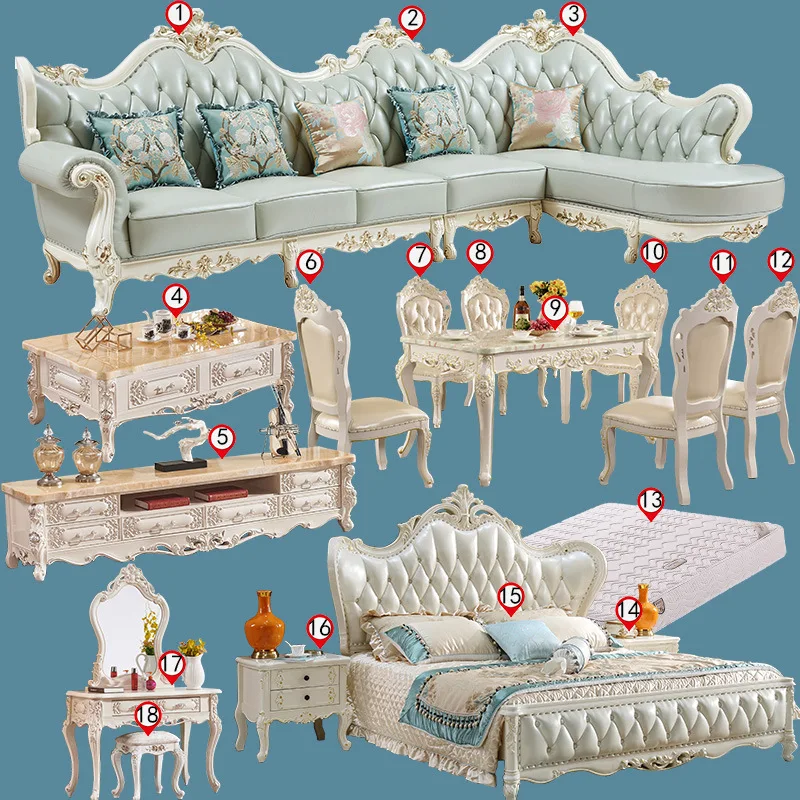 hotel germany living room wooden leather sofa design