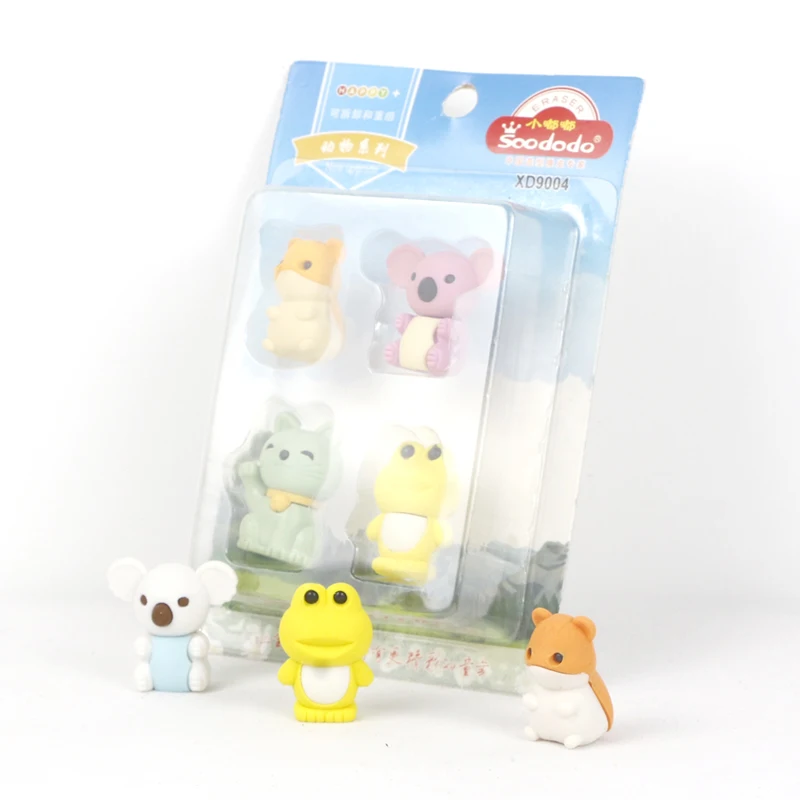 Канцтовары Soododo, игрушки для детского сада, ластик, карандаш, ластик в виде хомяка коала