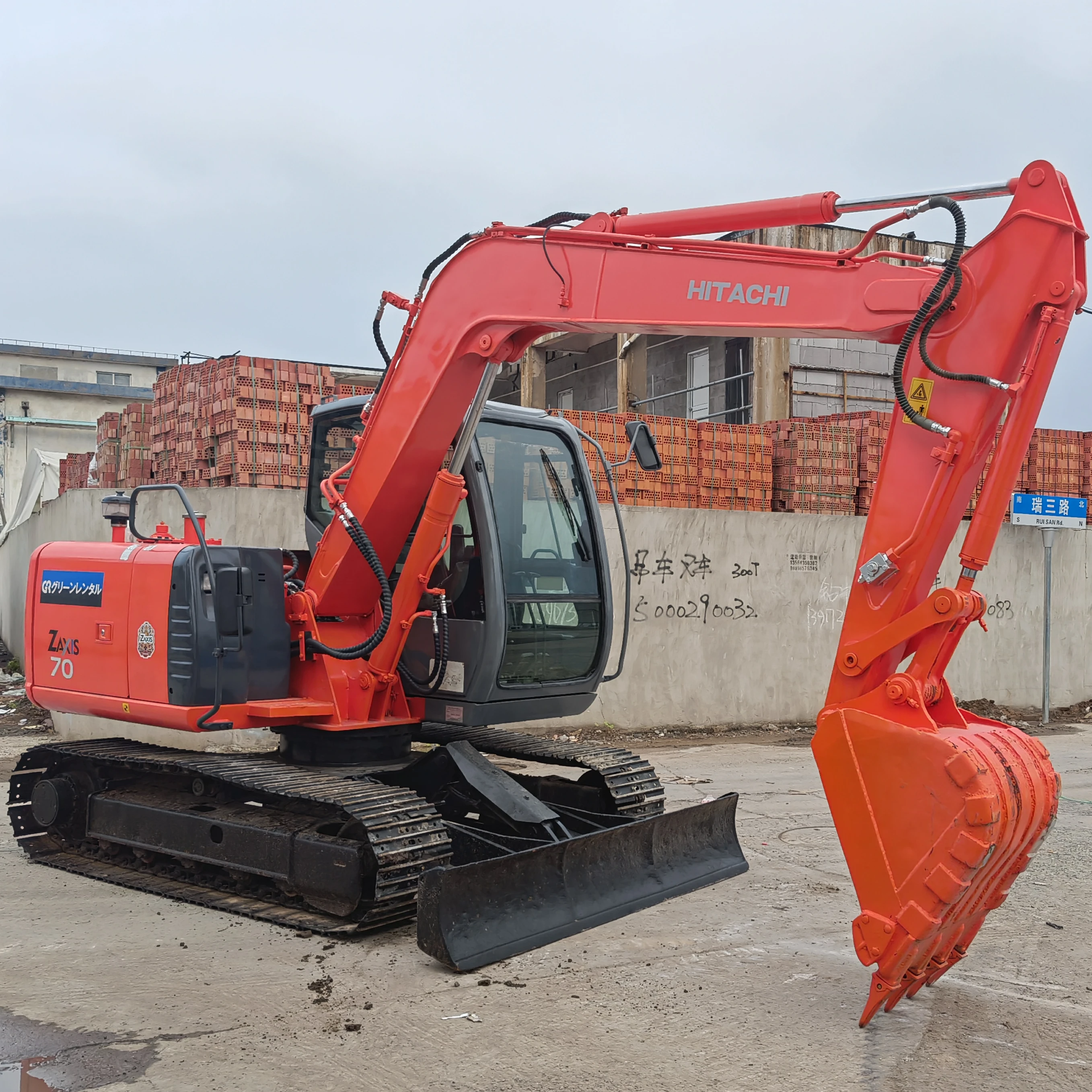 Mini digger hitachi zx70 mini excavator zx55 zx60 hitachi excavator