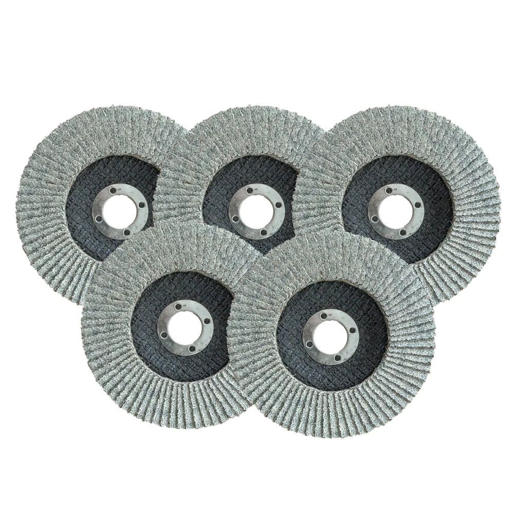 5 inches Customized white alumina oxide abrasive tools  flap disc for Aluminum