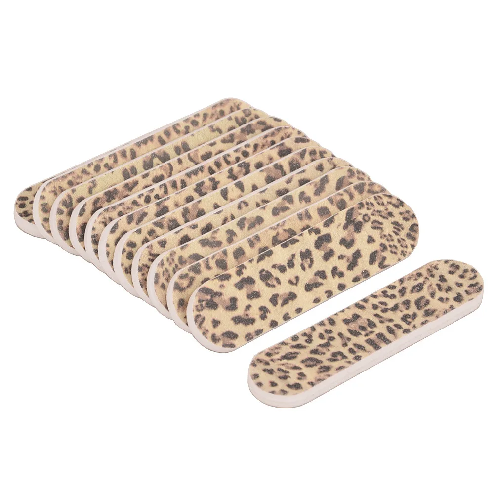 Free Sample Custom Design 150/150 Grit Manicure Emery Board Mini Nail File Disposable Small Wood Nail File