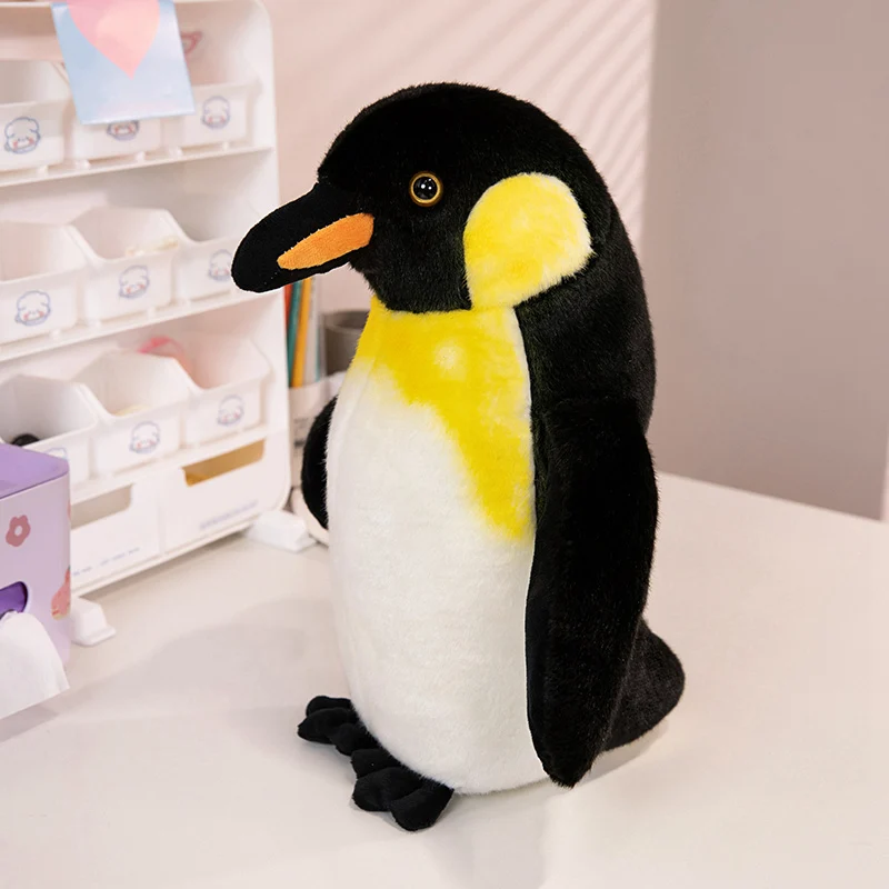 17cm 23cm 35cm 45cm Super Soft Realistic Penguin Plush Toy Standing Penguin Stuffed Toys