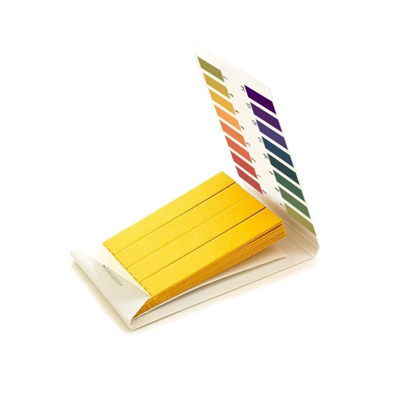 Тест-полоски для определения pH 1-14 прибор проверки остроты зрения ручной из ПЭТ 80 шт. прост в использовании